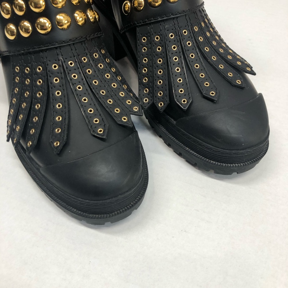Burberry Whitchester studded buckle leather booties, EUC - Picture 12 of 16
